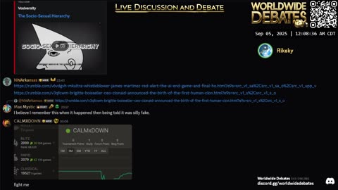0051 - Worldwide Debates LIVE - YouTube/Rumble/Twitch/Kick