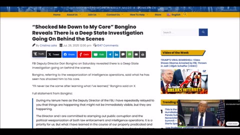 “Shocked Me Down to My Core” Bongino Reveals