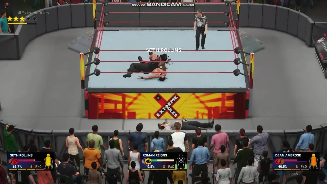Triple Threat Match For Shield !!