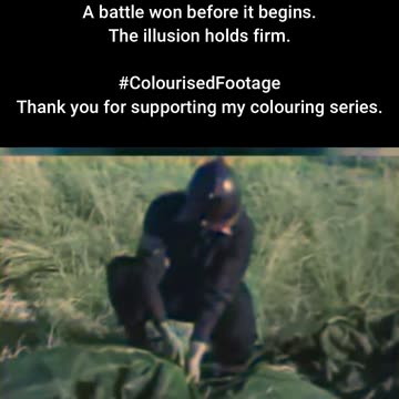 Allied Dummy Tank Deception #ColourisedHistory