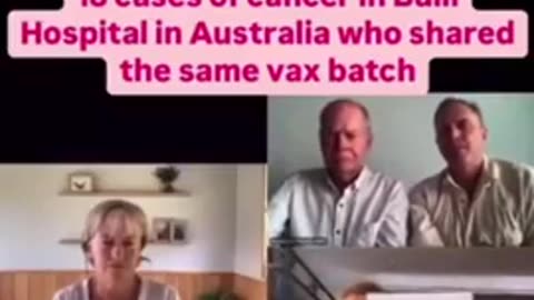 18 people who received the same batch of Covid injection have all developed cancer