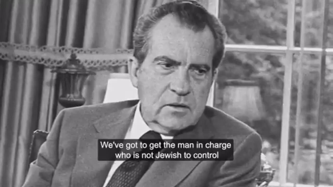 Nixon Tapes- Nixon concerned that too many DISLOYAL JEWS in US Government.