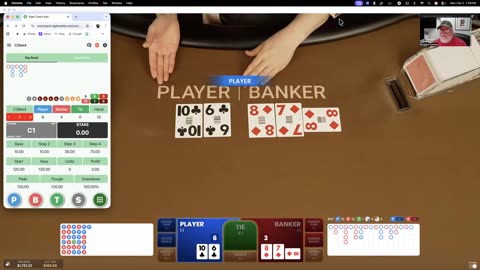 I don't want to work, I just want to play baccarat all day. Win at baccarat with more C2Bet4