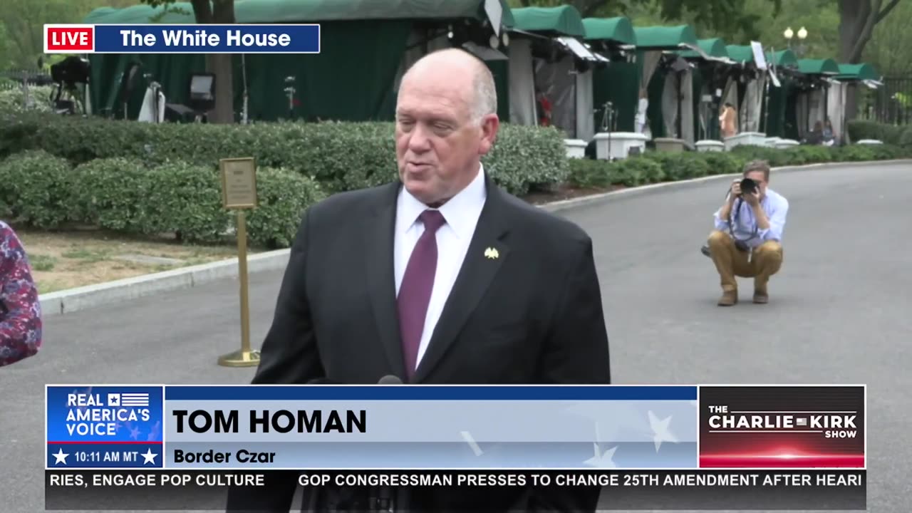 TOM HOMAN STUMPS REPORTER: "SICK AND TIRED OF FALSE STORIES"