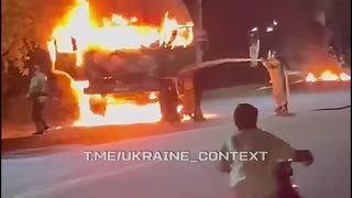 🔥🇷🇺 Ukraine Russia War | Military Kamaz Catches Fire in Donetsk | RCF