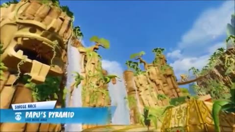 Crash Team Racing: Papu's Pyramid (Lion Spanking Hunter easter egg)