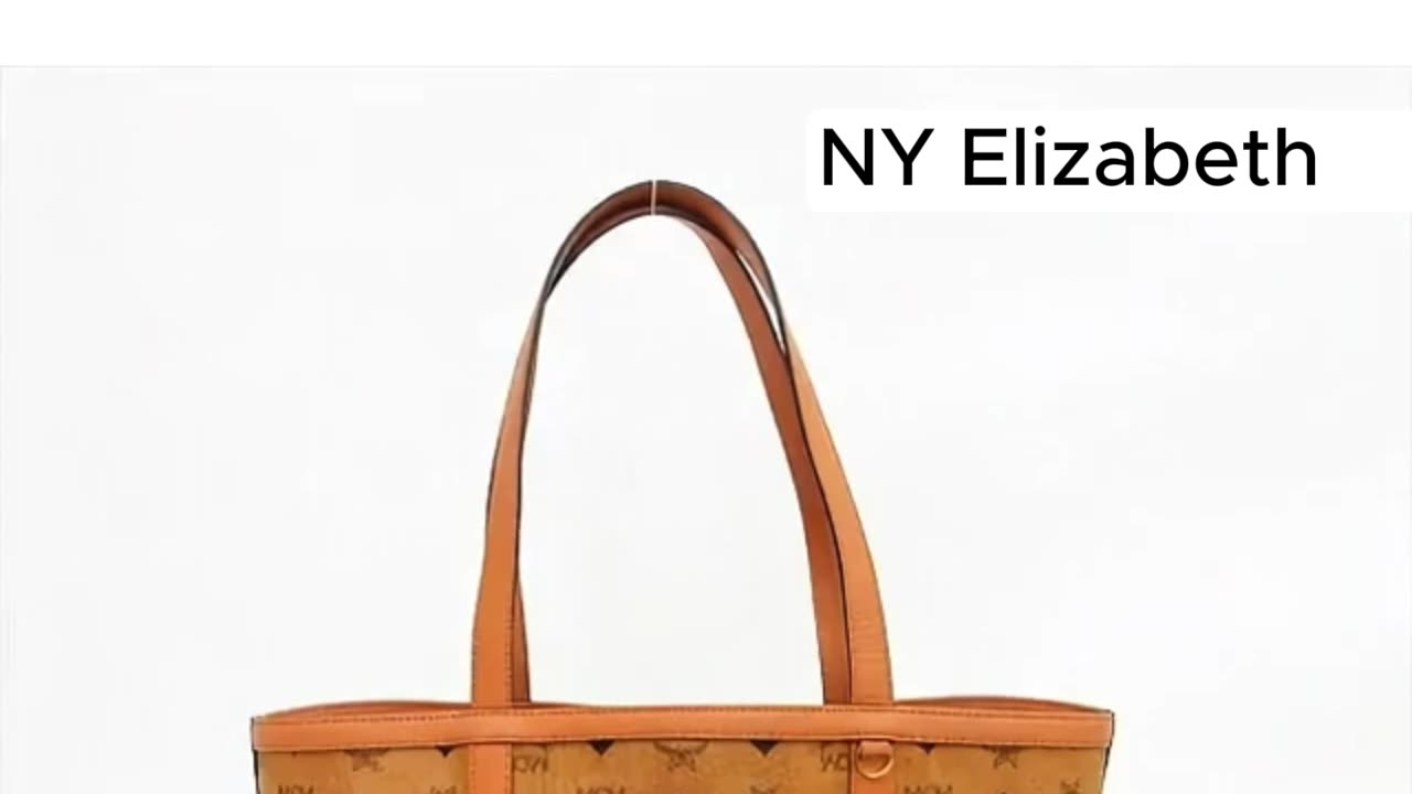MCM TOTE BAG SHOULDER BROWN