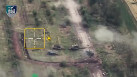 Marines Repelling a Large-Scale Russian Assault with Armored Vehicles in the Konstantinovsky Area