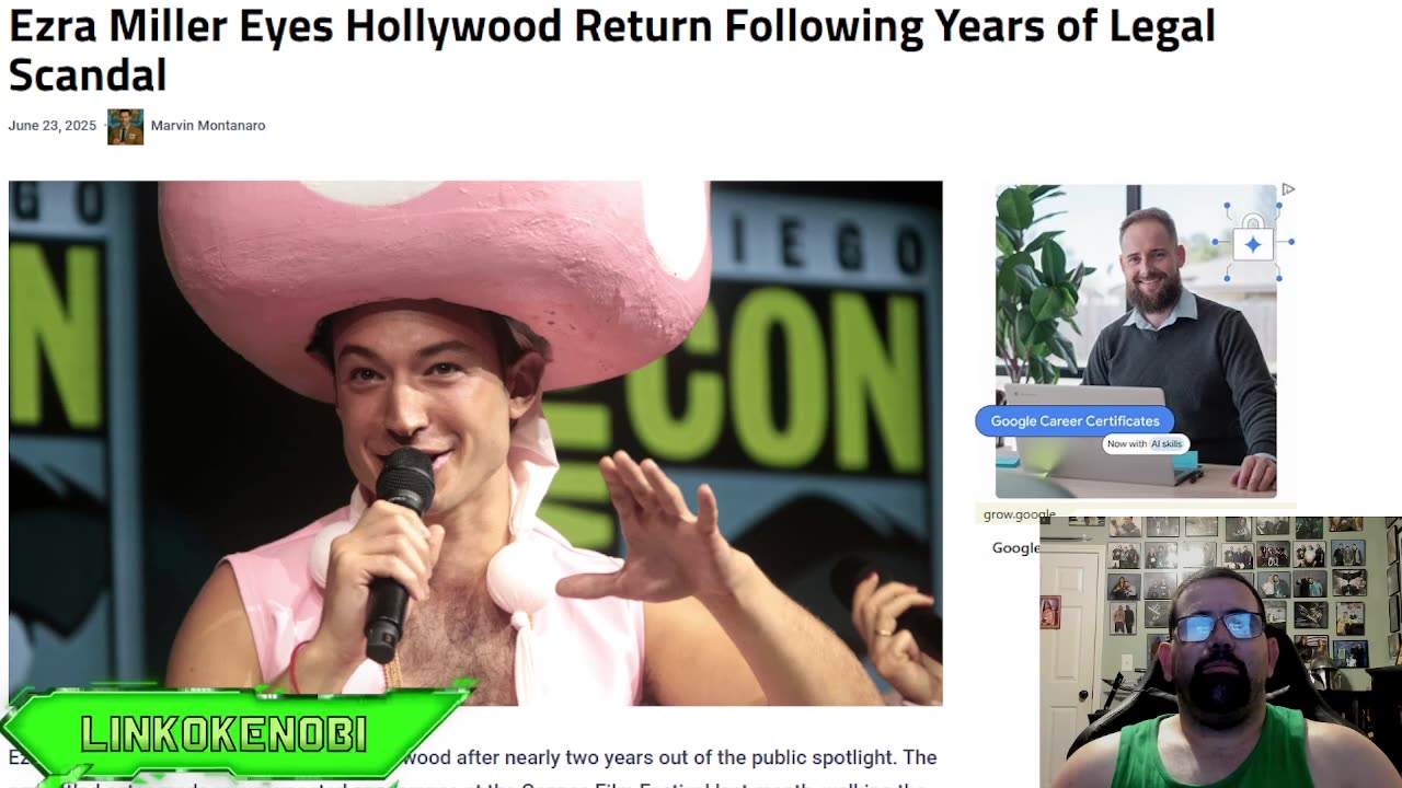 Ezra Miller Quietly Returning To Hollywood