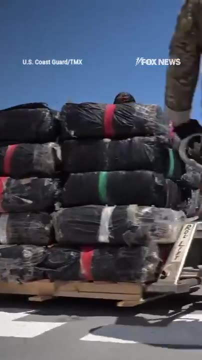 The U.S. Coast Guard just offloaded 76,000+ lbs of illegal drugs in Florida.....