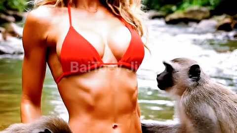 Get Ready to Laugh: Monkeys Having Fun with Me! 🙈🤪 #FunnyMonkeys #CuteAnimals #Shorts