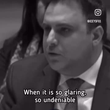 “Is there one UN charter for lsraeI and another for everyone else?"