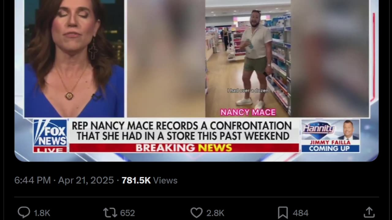 Nancy Mace’s Ulta Meltdown Goes Viral: Defends Behavior on Fox News