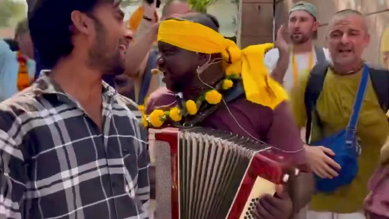 Harinam Sankirtan in Varshana, India August 2025