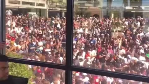 Person seen running on roof before Charlie was shot