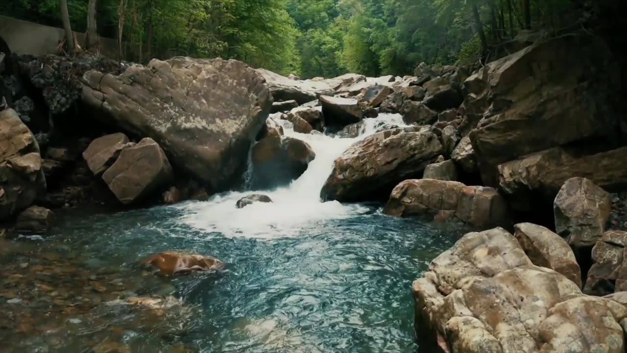 Rocky River View – Drone View
