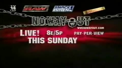 WWE No Way Out 2003 Commercial 1