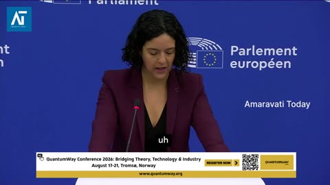 EU Parliament: The Left Leaders Schirdewan & Aubry Press Briefing| Europe Politics | Amaravati Today