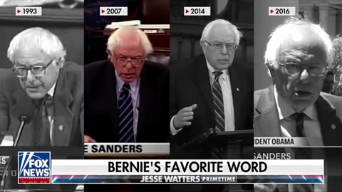 Sen Bernie Sanders Favorite Word