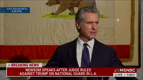 NEWSOM ON U.S. MILITARY PARADE: "It's a vulgar display."