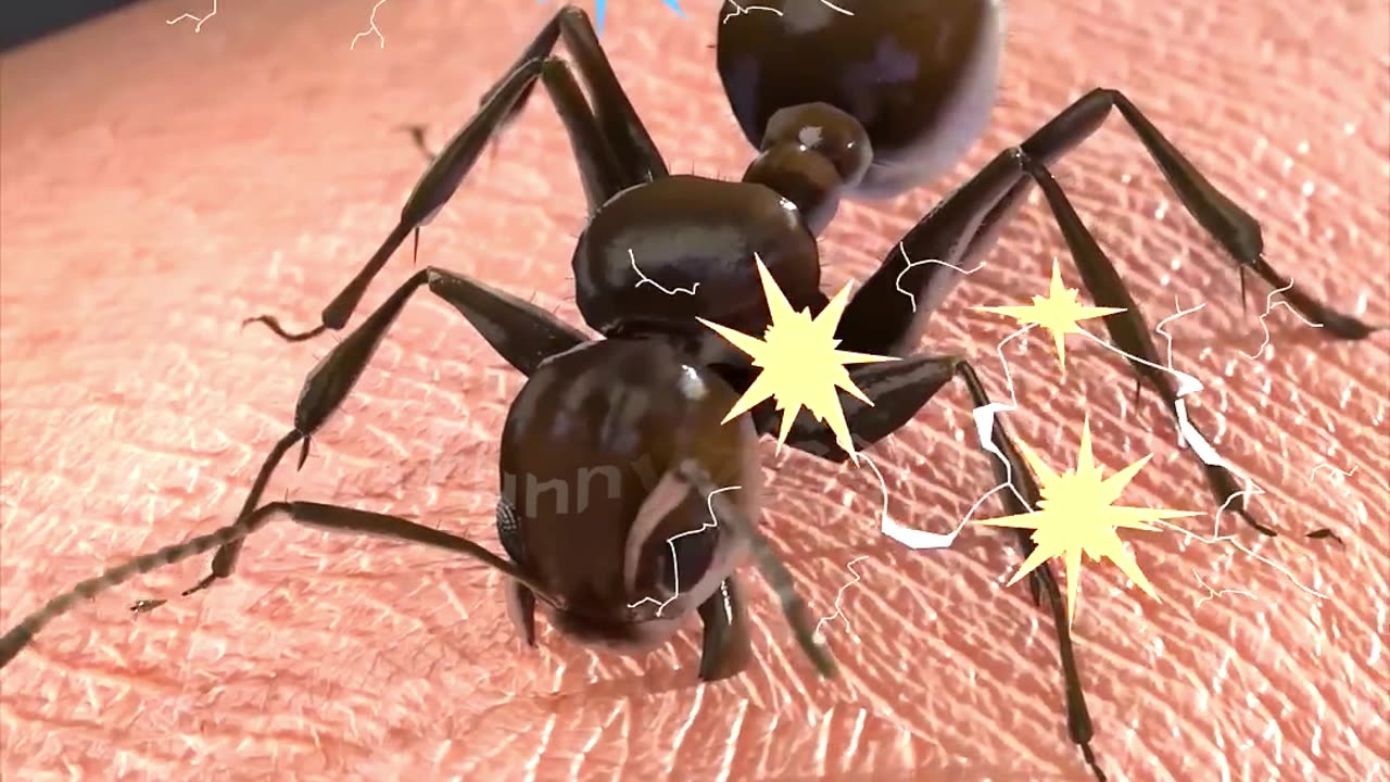 Stunning Way Ants Bite