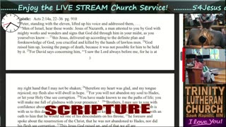 20250615 Jun 15th LIVE STREAM Church Service Trinity Lutheran Sauk Rapids MN