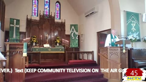 NCTV45 Christ Lutheran Church SERVICE SUNDAY SEPT 14 2025