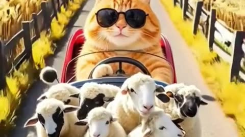 Orange cat funny videos | entertainment | Funny animal videos