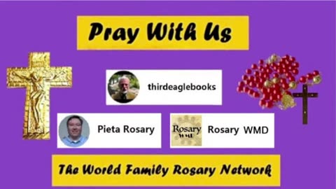 Mary's Daily Live Holy Rosary Prayer at 8:00 p.m. EDT 05/07/2025