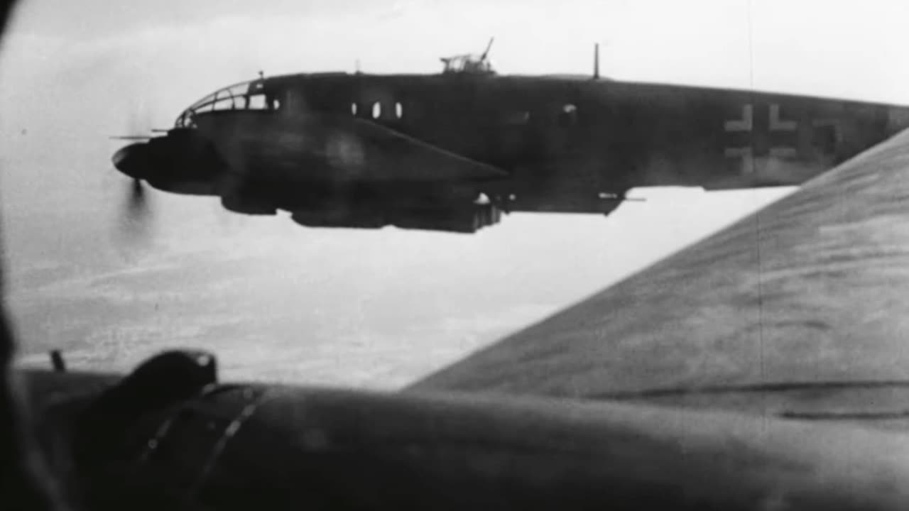Heinkel He 111 H bombers drop supplies for encircled Axis troops in Ukraine in early 1944