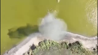 Russian Soldier Launched Out of the Water