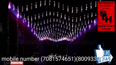 3D LED Pixel Ceiling Light Very Effective || Programing Available || @ZameerLightDecorationSOLAPUR