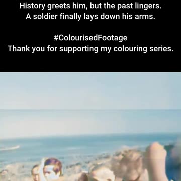 A Soldier’s Final Return #ColourisedHistory