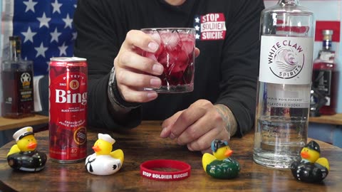 Clark Brown Jr - White Claw Black Cherry Vodka & Bing Black Cherry Juice