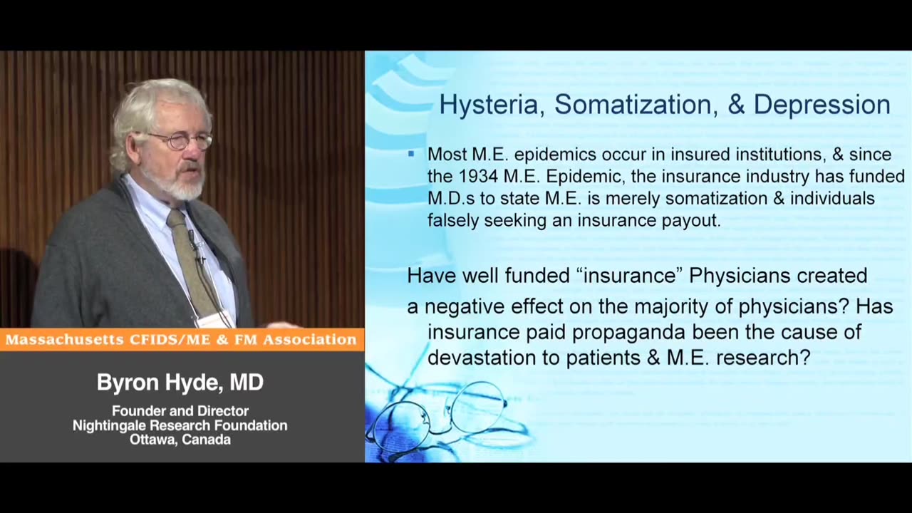Hysteria, Somatization and Depression - Byron Hyde, MD