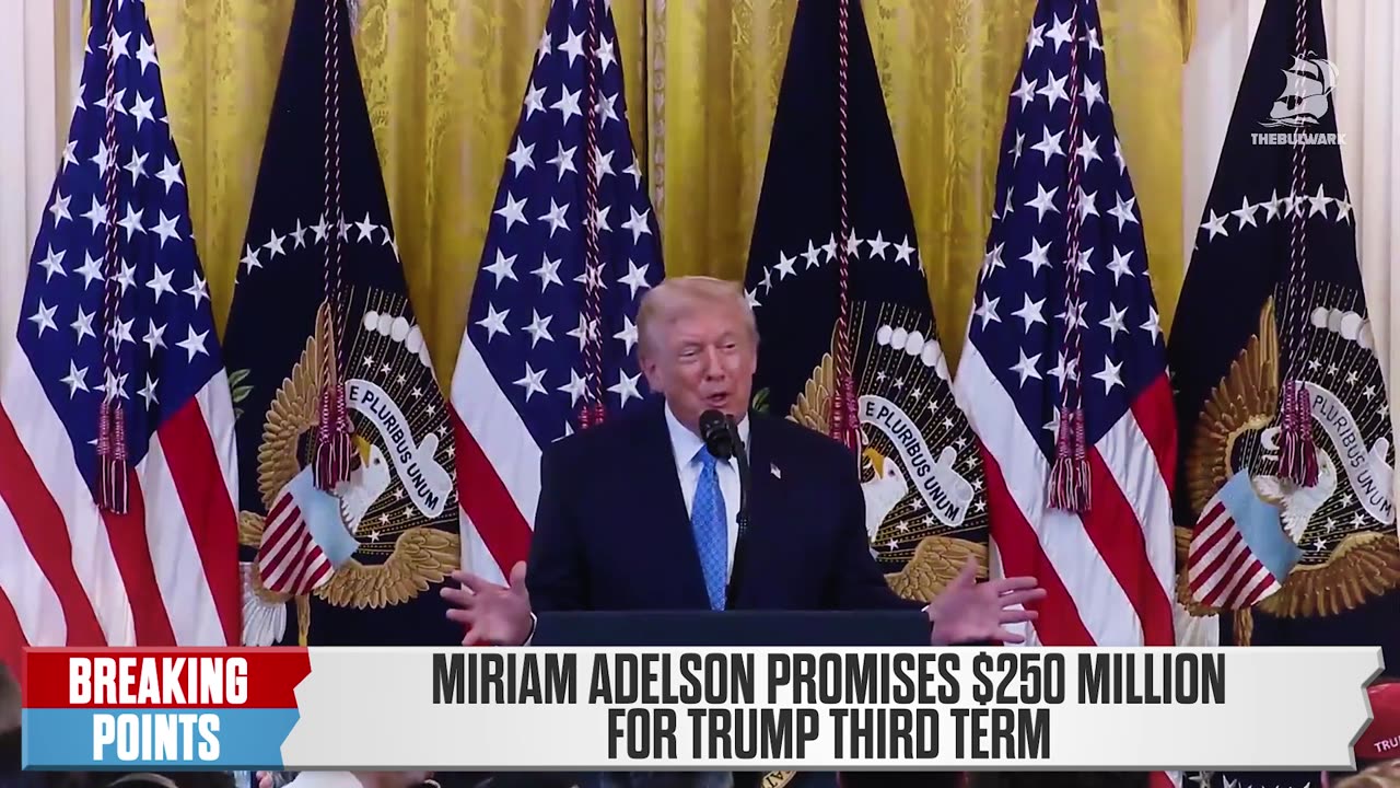 'FIRST JEWISH PRESIDENT': Adelson Promises Trump $ For Third Term Run