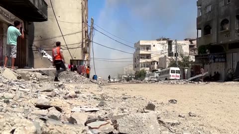 WHO releases video it says shows attacks on their Gaza facilities