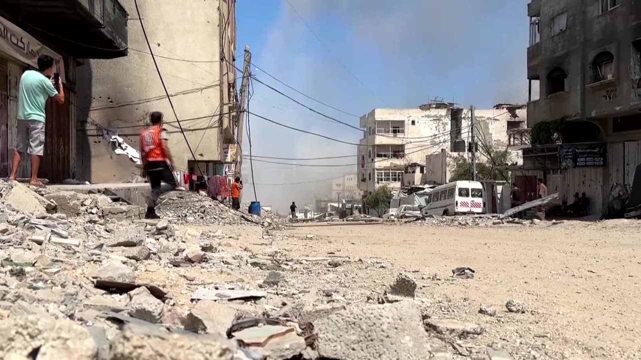 WHO releases video it says shows attacks on their Gaza facilities