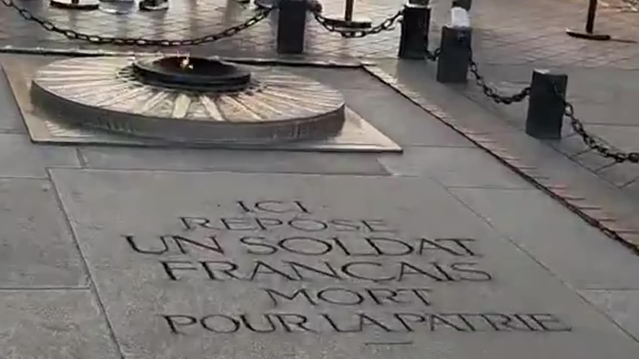 France: Muslim at Tomb of The Unknown Soldier