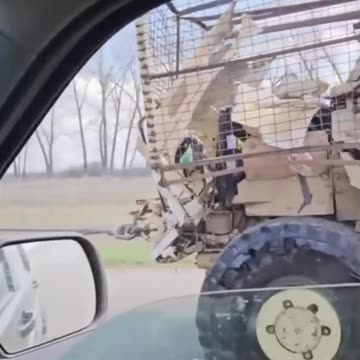 Another American M1224 MaxxPro armored vehicle