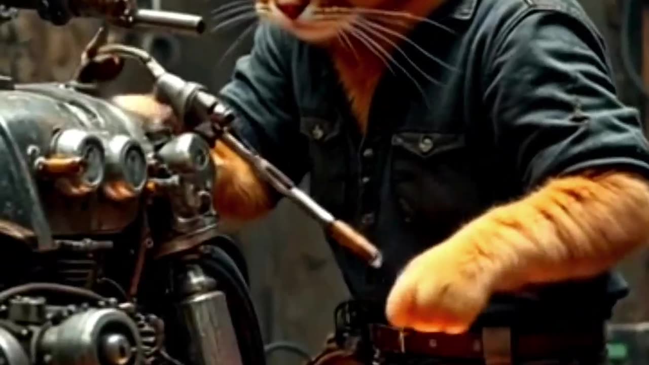 The cat worked hard and got a Honda Civic.