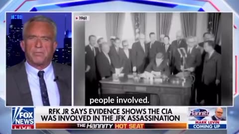 RFK Jr. says evidence shows CIA was involved in President JFK's assassination.