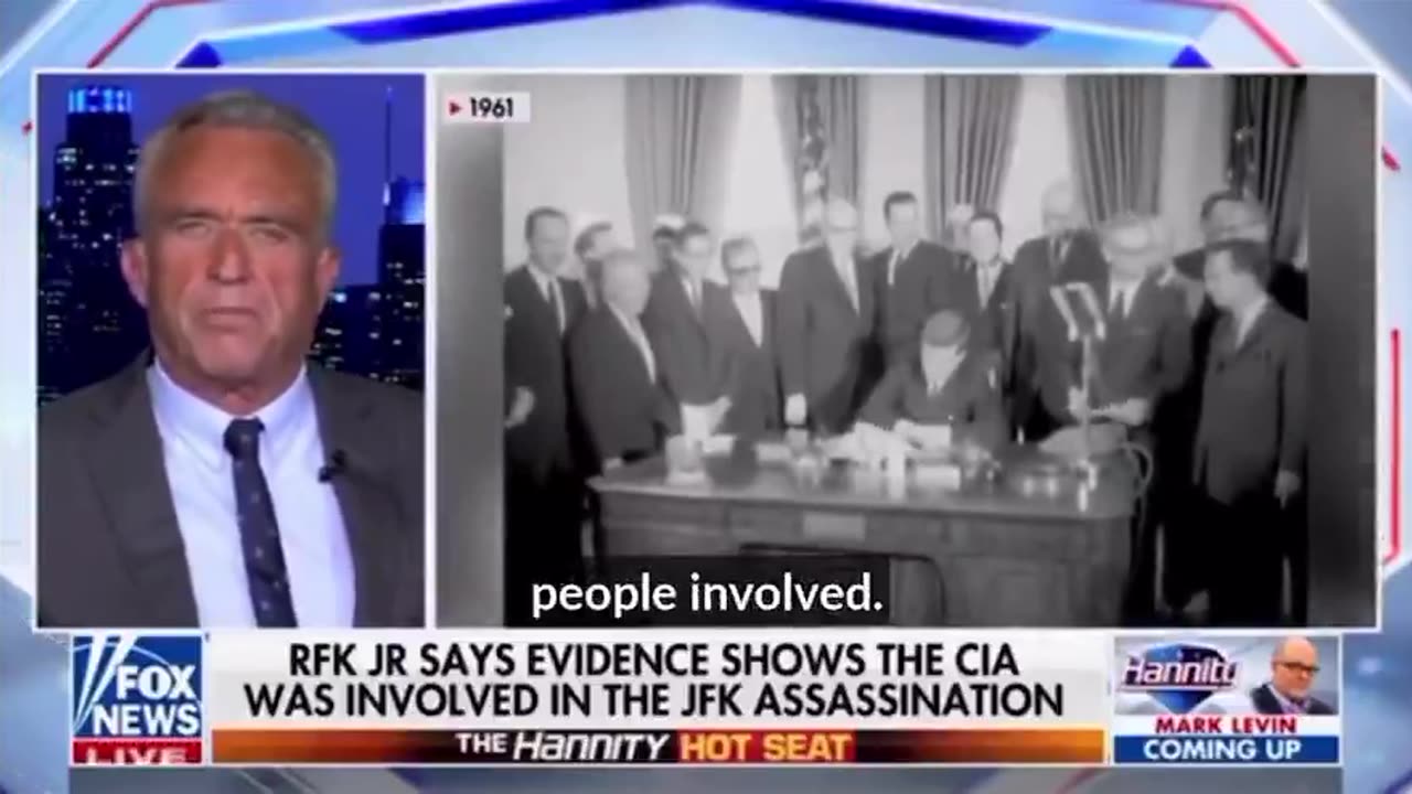 RFK Jr. says evidence shows CIA was involved in President JFK's assassination.