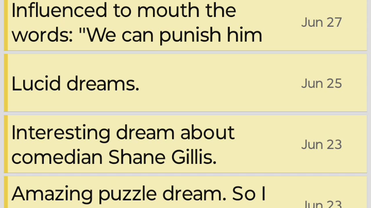 Screen Recording of Prophetic Messages I Wrote in Note App (Two Separate Messages in One Video)