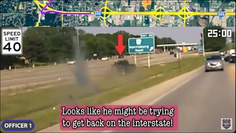 128mph Police Chase Ends in Total Destruction - Must Watch