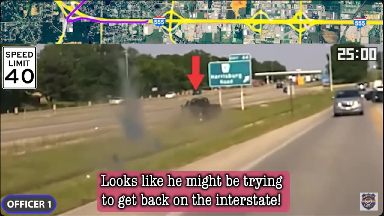 128mph Police Chase Ends in Total Destruction - Must Watch