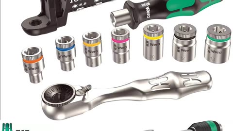 Wera 056490 Tool-Check Plus Bit Ratchet Set with Sockets