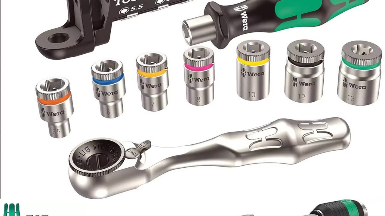 Wera 056490 Tool-Check Plus Bit Ratchet Set with Sockets