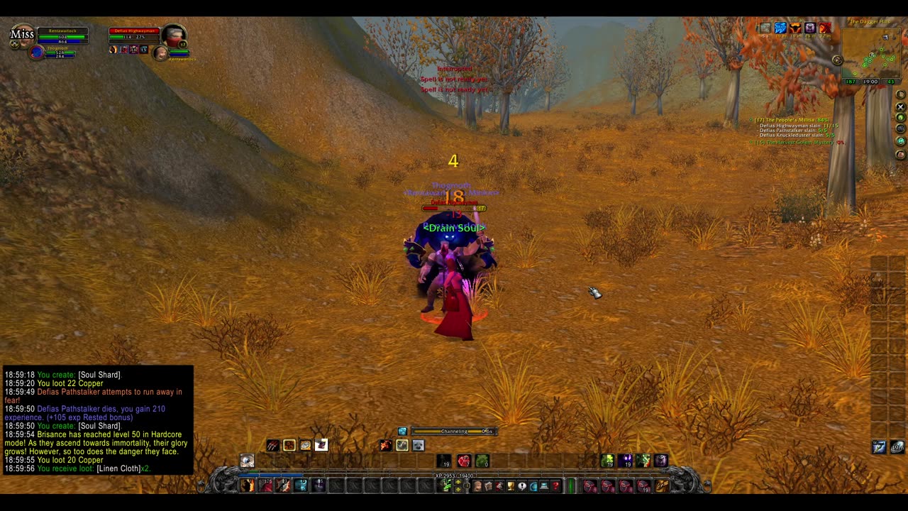 Turtle wow - Summoner leveling - rentawarlock - part 7
