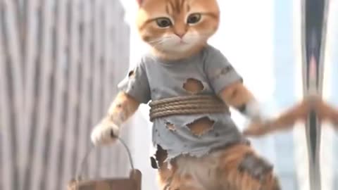 Cat crying video